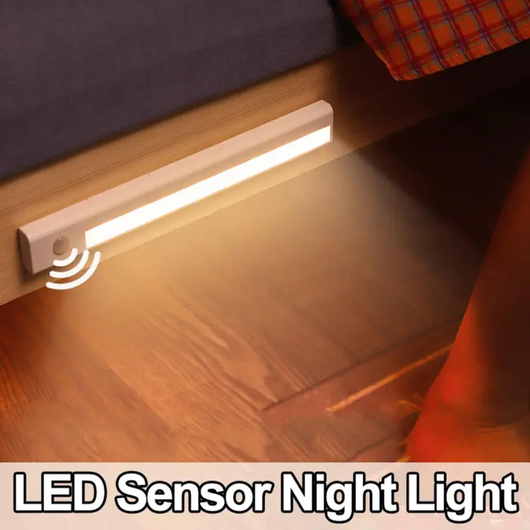 Night Light Motion Sensor Light Wireless USB Under Cabinet Light For Cabinet Bedroom Wardrobe Indoor Lighting 3color in One Lamp
